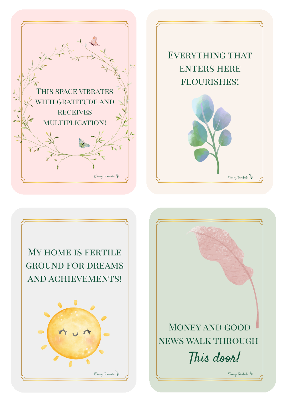 Intentional Home Cards page 2