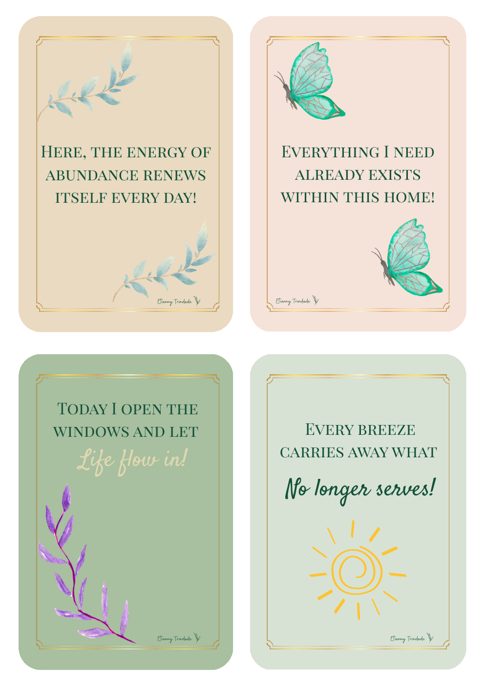 Intentional Home Cards page 3